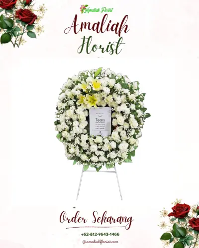 Krans Bunga Duka Cita di Landasan Ulin Timur